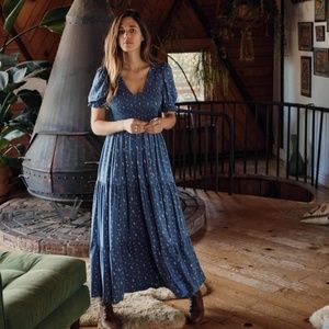 NWT Christy Dawn Brooklyn Dress Lapis Field